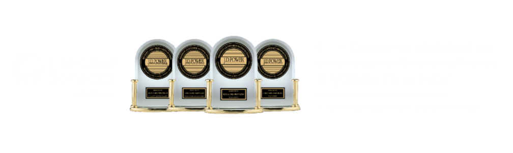 Four J.D. Power awards for Life Care Services, highlighting #1 in customer satisfaction for senior living